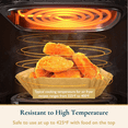 thumbnail image 6 of ComfiTime Air Fryer Liners – 7.9” Square Disposable Parchment Paper Sheets, Unbleached, Non-Stick, Water/Oil/Greaseproof, Oven Baking Paper Liners for 5-8 Quart Air Fryers, 50 PCS, 6 of 11