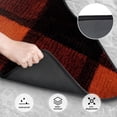 thumbnail image 3 of General 4pc Car Floor Mat Water Resistant Dust Resistant Slip Elastic Soft Easy To Install Used On Most Cars Truck Cargo Suv Argyle Plaid Darkorange_3, 3 of 6