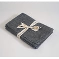 thumbnail image 6 of Fingercraft Cloth Napkins, 100% Linen Table Napkins, 20 in x 20 in, Set of 6, Charcoal, 6 of 7
