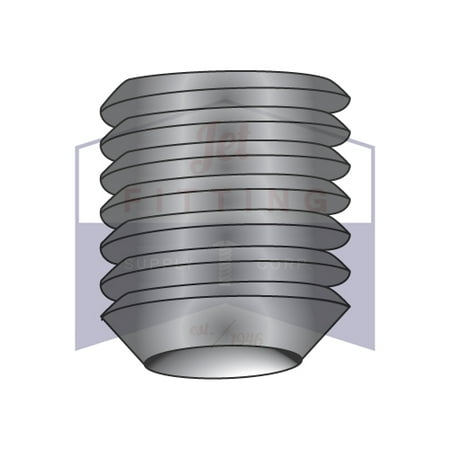 

M10-1.5 x 50mm Cup Point Socket Set Screws | ISO Metric Thread | Alloy Steel | Black Oxide | ISO 4029 | DIN 916 | Imported (Quantity: 25)