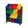 thumbnail image 1 of Kidkraft Espresso Sort It and Store It Bin Unit, 1 of 3