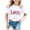 Shirts05-White, variant on Sgkm Girls T Shirts Trendy Love Cute Printed Short Sleeve Crewneck Top Girls Clothes Summer Holiday Party Tee Grey 9-10 Years