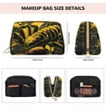 thumbnail image 5 of Salouo Urban Graffiti Scorpion Illustration Pattern Large Cosmetic Bag,Portable Travel Makeup Bag Makeup Brush Organizer Cosmetics Pouch Large Capacity Travel Makeup Case Organizer, 5 of 8