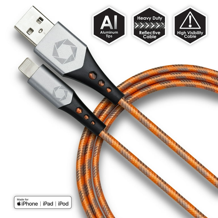 Celltronix - MFi Certified 6FT Titanium: iPhone iPad iPod