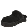 thumbnail image 5 of Ugg Disquette Women's Leather Fur Lined Chunky Slide Slippers, 5 of 7