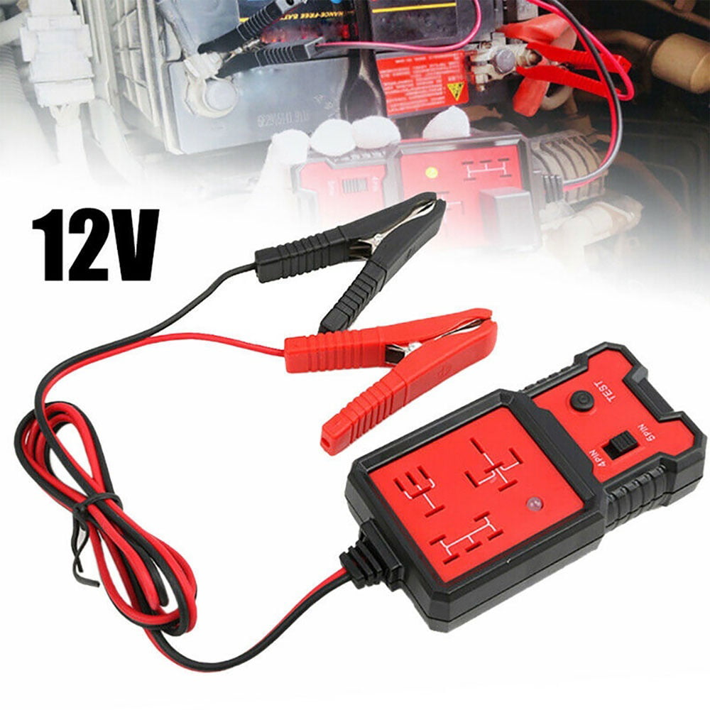12V Electronic Automotive Relay Tester For Universal Car Auto Battery Checker US 