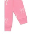 thumbnail image 4 of Garanimals Toddler Girl Printed Fleece Sweatshirt with Long Sleeves, Sizes 2T-5T, 4 of 4