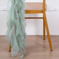 thumbnail image 6 of BalsaCircle Curly Chiffon Chair Sash Eucalyptus Sage, 6 of 8