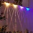 thumbnail image 4 of FloreceBien Luces solares impermeables para decoración de jardín, luces LED solares para patio, jardín y escalones, luz solar con 2 modos: blanco cálido/cambio de color, 4 of 8