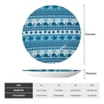 thumbnail image 2 of Kdxio Sea Underwater Animals Bone China Decorative Plate Ceramic Decorative Plate for Home Office Wall Stand Decorative Plates for Home Bedroom-10in, 2 of 6
