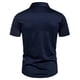 thumbnail image 5 of pstuiky Camisas de vestir de manga corta para hombre, Camisa informal de negocios de color liso con solapa y botones de manga corta para hombre camisas casuales para hombre l, 5 of 6