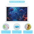 thumbnail image 3 of Diamond Art Kits for Adults, Deep Sea Glowing FishesDiamond Painting Kits for Beginners, Frameless Round 5D Full Drill Diamonds Art Pictures Gem Art Crafts Home Decor Gifts, 3 of 8