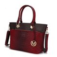 thumbnail image 1 of MKF Collection par Mia K. Grace Signature &amp; Croc Gaufré Sac Fourre-Tout par Mia K. - Rouge, 1 of 1