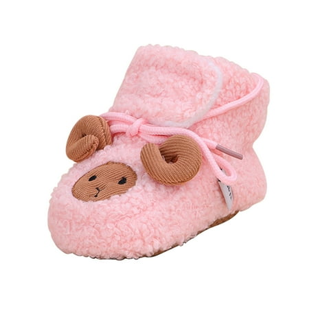 

Qufokar Boys Slip On Tennis Shoes Crib Shoes Girls Baby Shoes Toddler Boots Soft Bottom Toddler Shoes Plus Velvet Thick Non Slip Large Cotton Shoes