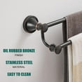 thumbnail image 3 of Toallero de baño Hoimpro ajustable y retráctil de 38 a 68 cm, 3 of 8