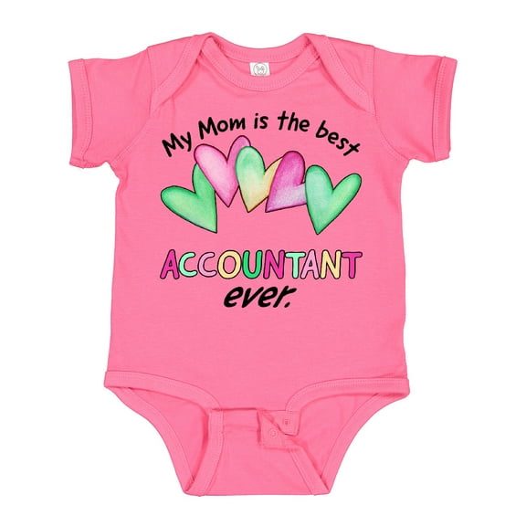 Inktastic My Mom is the Best Accountant Ever Boys or Girls Baby Bodysuit