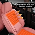 thumbnail image 5 of For Toyota 4Runner 1998-2024 Car Seat Covers, Pink Car Seat Covers, Leather, Full Set of 5 Seats, Anti-Slip, Waterproof, Beautify Interior, Beautify the Interior of Old Cars, 5 of 9