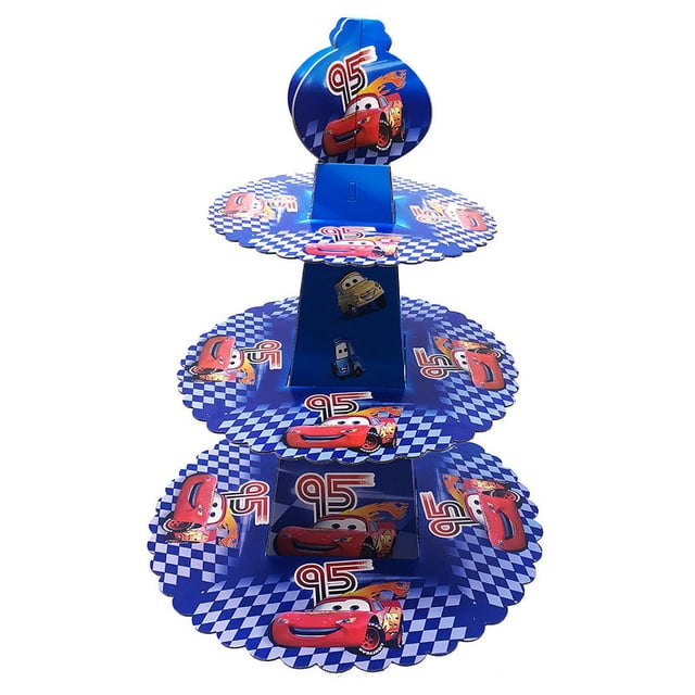 Pixar Cars Lightning McQueen Birthday Party Decorations Balloon Plates Deco Set Kit Cars Party Supplies for Children
