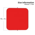 thumbnail image 3 of Kll Square Drink Coasters Set Of 4,Pu Leather Absorbent Coasters Set Decorative Coffee Cup Coasters Housewarming Gift For Home Decor-Red, 3 of 9