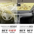 thumbnail image 4 of Pompompurin Car Windshield Sun Shade - Foldable Windshield Sun Shade, Reflector Sunshade, Summer Sunshield for Car Window Shades 51"x28", 4 of 8