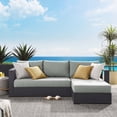 thumbnail image 3 of Tahoe 2-Piece Right-Facing Chaise Sectional Sofa Set in Gray Gray, 3 of 7
