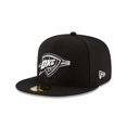 thumbnail image 1 of Gorra New Era NBA 59Fifty negra y blanca ajustada talla 7, 1 of 2