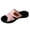 100#Pink, variant on Women's Comfortable Beach Slides Summer Casual Slip on Slide Sandals Rubber Sole