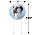 thumbnail image 2 of Acrylic Shih Tzu Dog Proud Blue Cake Topper Party Decoration for Wedding Anniversary Birthday Graduation, 2 of 7