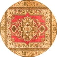 thumbnail image 1 of Ahgly Company Indoor Round Persian Orange Traditional Area Rugs, 6' Round, 1 of 1