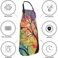 thumbnail image 6 of Artist Painting Apron with 2 Pockets Painters Art Aprons Gifts for Women Men Butterfly Kitchen Smocks, 6 of 6