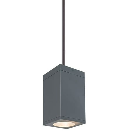 

Wac Lighting Dc-Pd05-N Cube Architectural 7 Tall Led Indoor/Outdoor Pendant - Graphite /