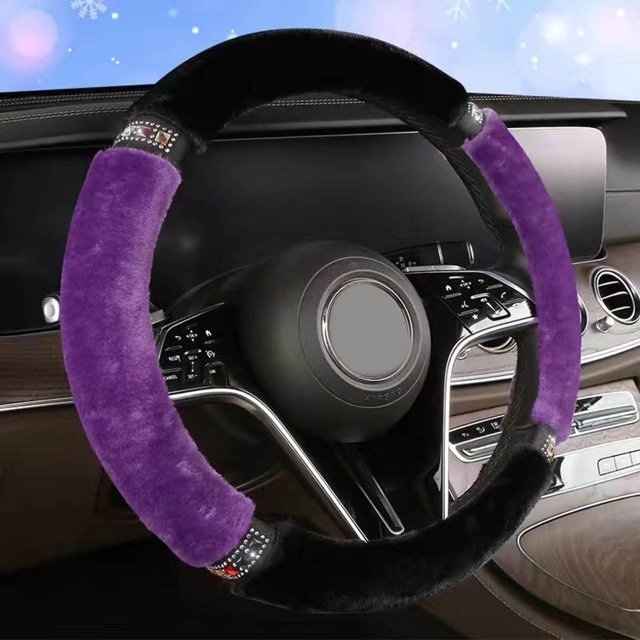 Car Winter Non Warm Steering Wheel Cover For Men And Women Wear Fashion General Purpose Car Handle Cover Car Decals Rhinestone Floor Mats for Cars 2020 Remote Start Pig Wheel Cover Needs Wheel Comfy