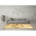 thumbnail image 3 of Ahgly Company Indoor Round Abstract Brown Modern Area Rugs, 8' Round, 3 of 4
