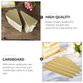 thumbnail image 2 of 100 Pcs Triangle Cake Pads Sturdy Cake Bases Dessert Holding Board Paper Tray, 2 of 7