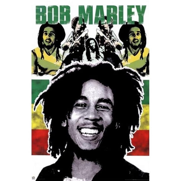 Rastaman Montage Poster Print - 24 x 36 in.
