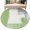 Green Gray White, variant on Round Rugs 6Ft, Sage Green Gray Round Area Rug Washable Indoor Throw Carpet, Oil Painting Abstract Geometric Modern Soft Non Slip Circle Rug for Office Cabinet Home Decor Aesthetic