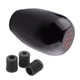 thumbnail image 2 of Speravity Perilla de palanca de cambios de coche de carreras de aluminio Universal MT 5 velocidades perilla de palanca de cambios de repuesto Manual Accesorios para motos negro Speravity VI000668-03B, 2 of 6