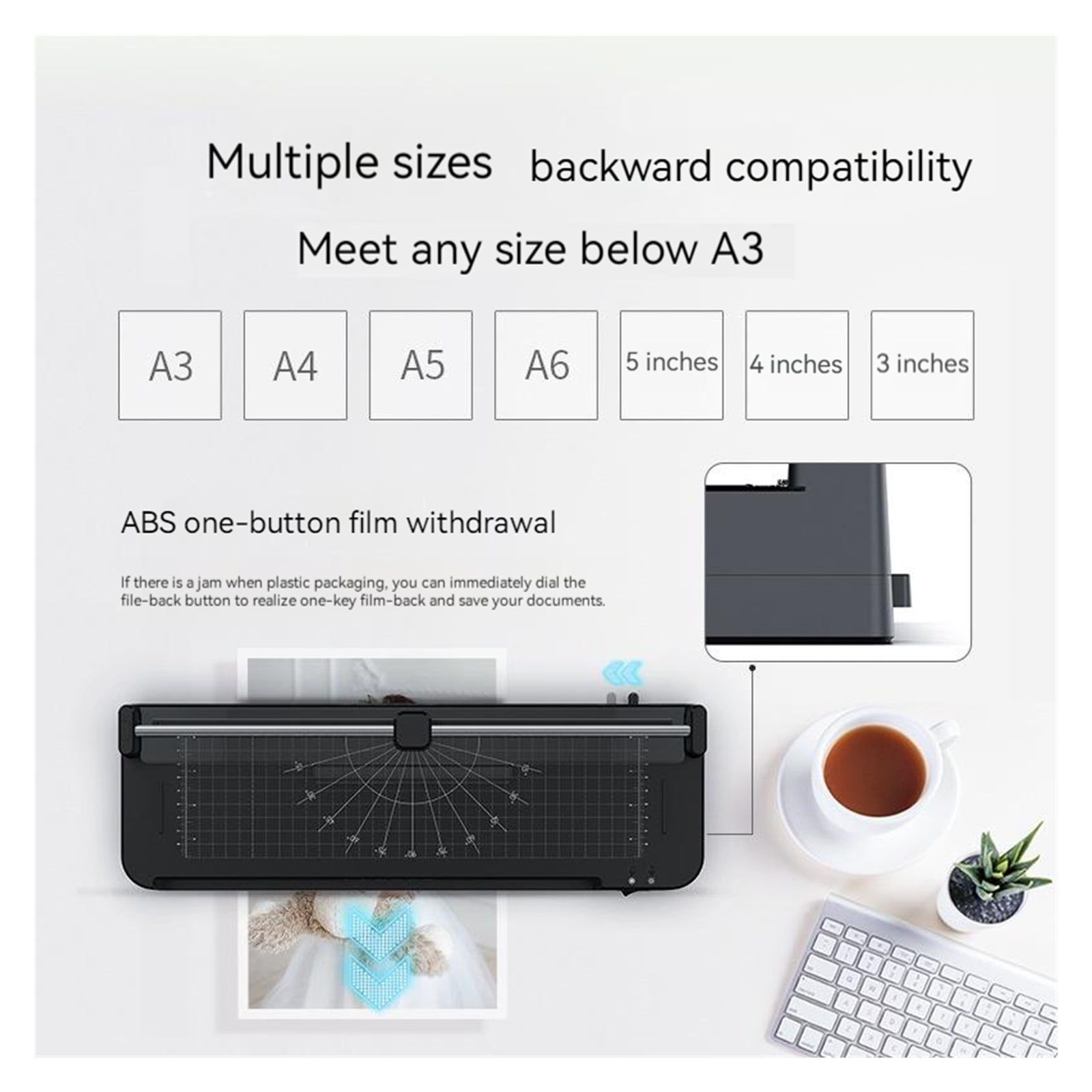 Multifunctional A3 Laminating Machine Commercial Office Laminating Machine Home Photo Laminating Machine