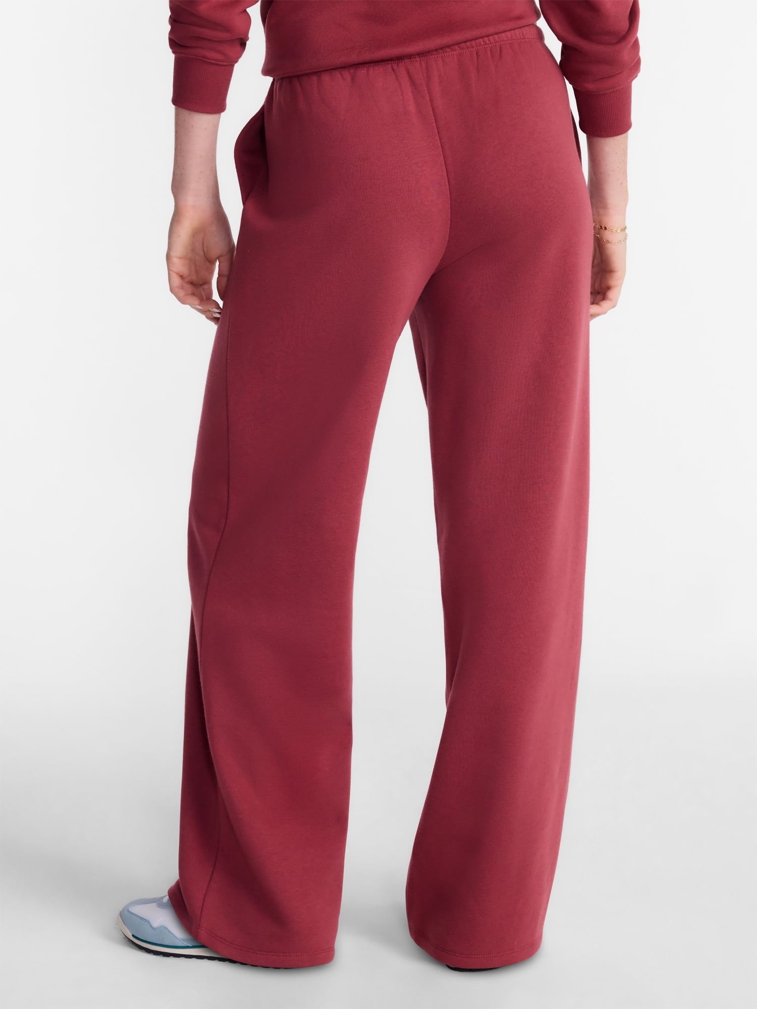 No Boundaries Mini Waist Fleece Pants, 30'' Inseam, Women’s XXS-XXL