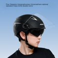 thumbnail image 2 of Casco de motocicleta Protección para vehículos eléctricos Casco de conducción universal para todas las estaciones Casco ligero y transpirable con hebilla rápida, 2 of 5