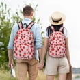 thumbnail image 6 of Balery Hand Drawn Strawberry Vintage Canvas Backpack for Men and Women - Large Capacity, Durable Travel Laptop Bag for School, Work, Hiking, and Outdoor Activities, 6 of 7
