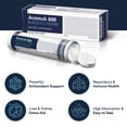 thumbnail image 2 of Suplemento de N-acetilcisteína (NAC) de Acemuk, 600 mg, 40 comprimidos, paquete de 2, 2 of 6