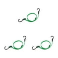 thumbnail image 2 of ZheElen Corde à Bagages Durable 1/2/3/5 - Sécurisée et Résistante aux Intempéries pour une Installation Facile avec Crochet Réfléchissant Vert 120cm 3PCS, 2 of 6