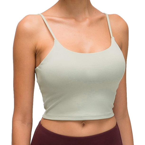 Sujetador deportivo acolchado para mujer, camisetas de entrenamiento para correr, camiseta sin mangas de Yoga Zhivalor WRMH-1242-3
