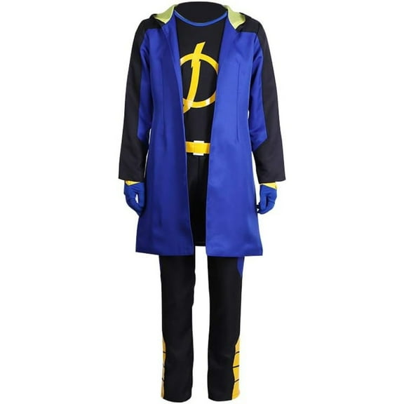 Men's Suit for Static Shock Static Full Set Adult Canival Party Fancy Dress Outfit