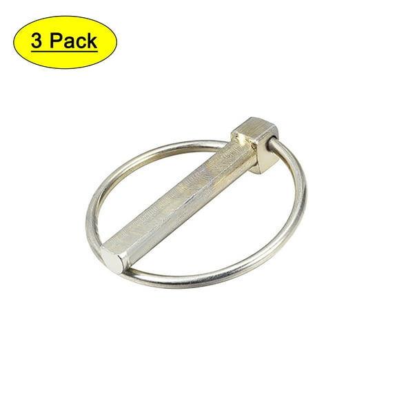 Linch Pin with Ring 12mm x 70mm Trailer Pins Assortment Kit for Boat Kayak Canoe Trailer Trolley Horsebox 3Pcs