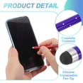 thumbnail image 3 of Uxcell Stylus Pens for Touch Screens, High Precision Universal Bling Stylus Crystal Metal Capacitive Pens Purple, 3 of 7