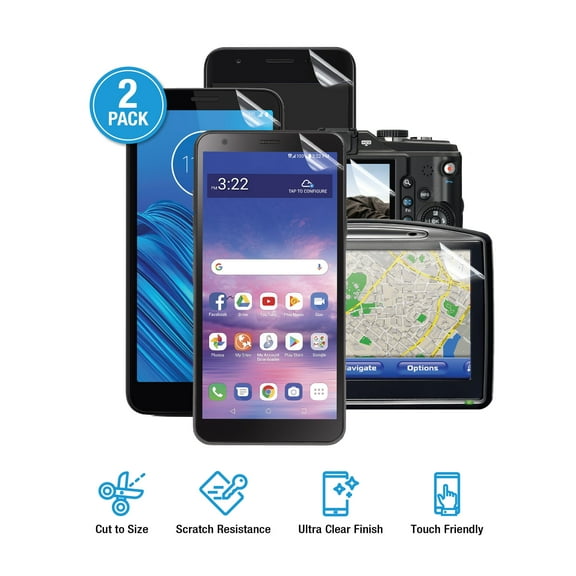 WriteRight Universal Screen Protector for Screens up to 6.8" 2-Pack