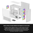 thumbnail image 5 of GABINETE DEEPCOOL CH560 PANTALLA DIGITAL E-ATX 4 FAN ARGB CRISTAL BLANCO R-CH560-WHAPE4D-G-1, 5 of 5