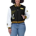 thumbnail image 4 of Women's WEAR by Erin Andrews  Black/White Pittsburgh Steelers Varsity Full-Zip Jacket, 4 of 5